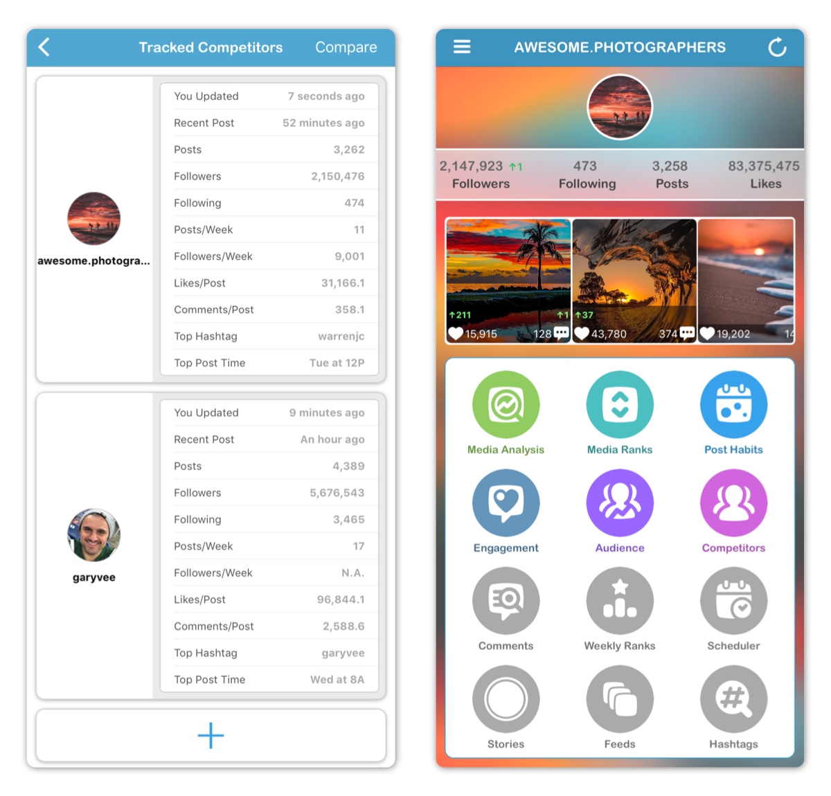 Tracking Competitors InsTrack